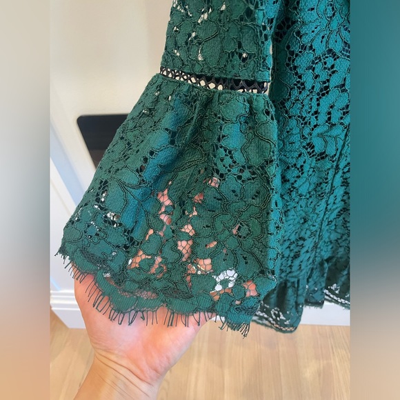 Eliza J Green Lace Dress - Picture 2 of 4
